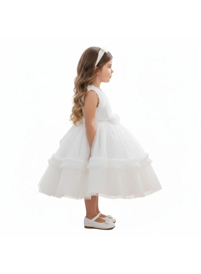 Bidani  Flare Dress White for Women | Best Price UAE